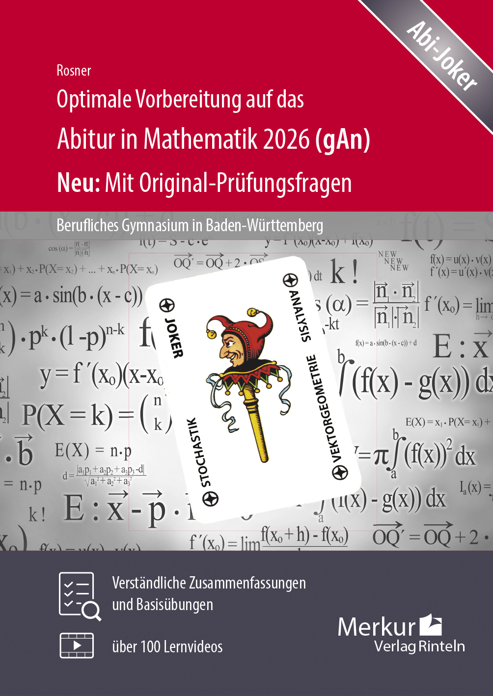 Optimale Vorbereitung auf das Abitur in Mathematik 2026 (gAn) Neu: Mit Original-Prüfungsfragen